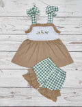 Girls Checkered Mallard Set