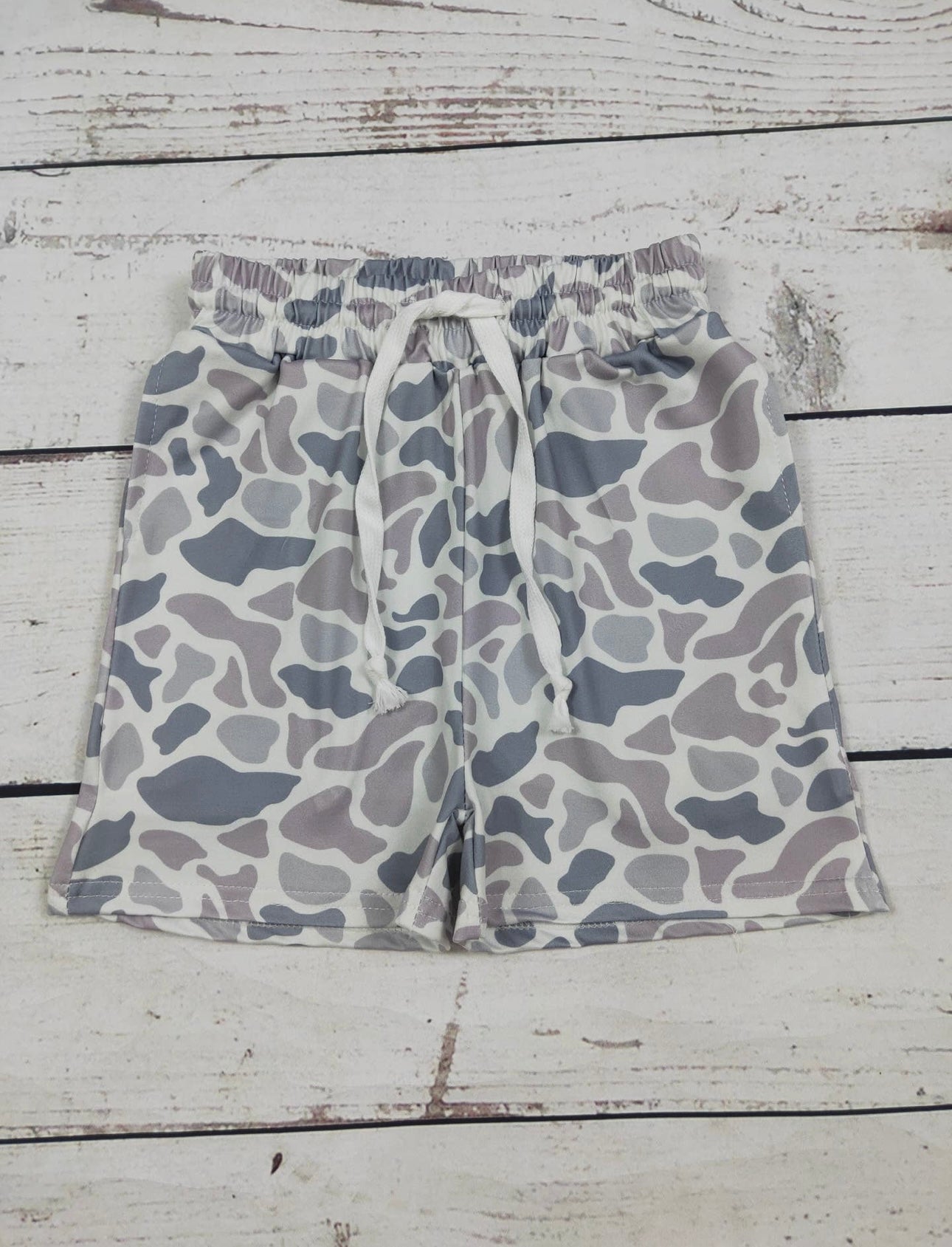 Kids Old School Camo Shorts