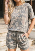 Old School Camo Short Set
